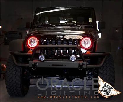 ORACLE Lighting 2007-2017 Jeep Wrangler JK LED Headlight Halo Kit by ORACLE Lighting