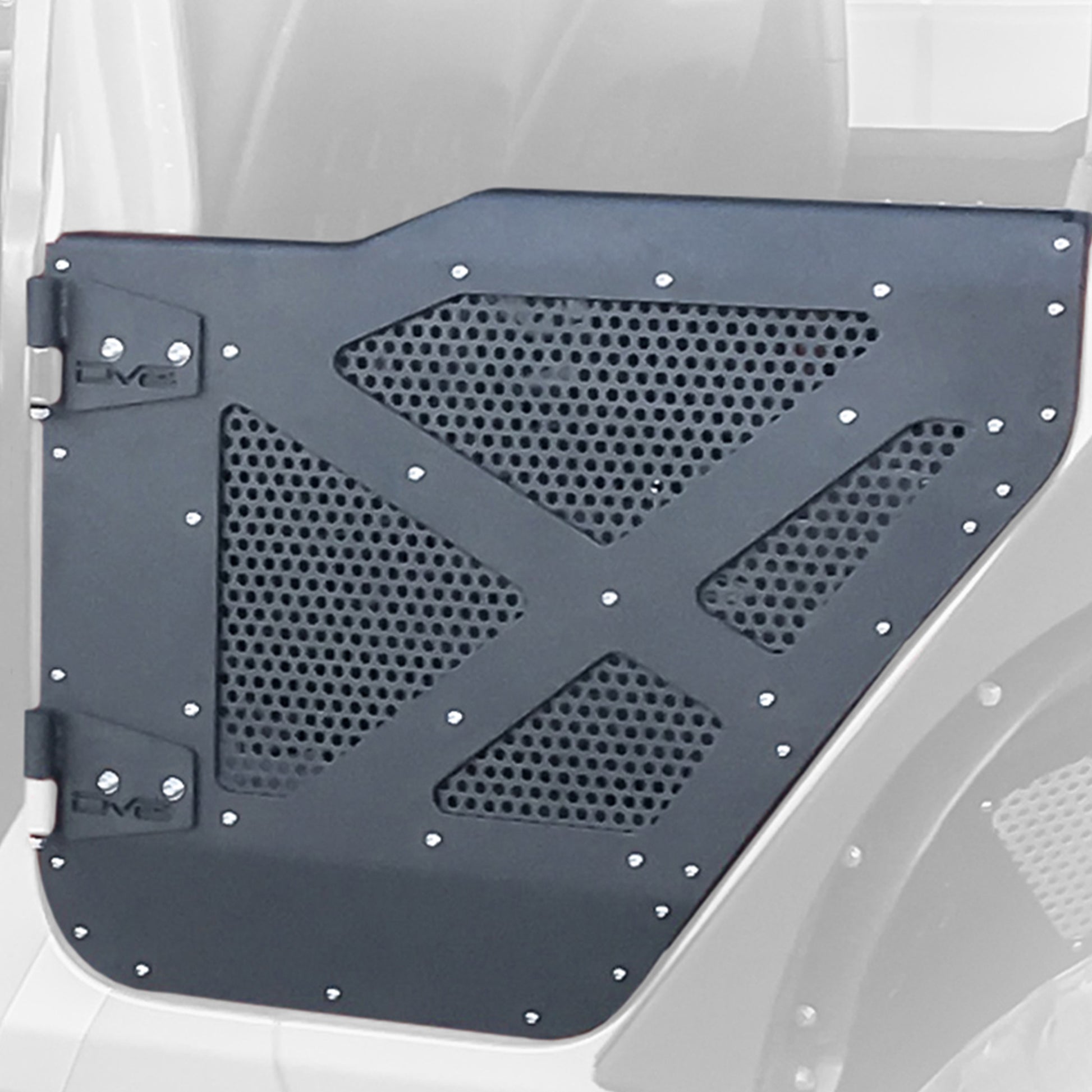18+ Jeep JL & 20+ Jeep JT Half Door with Aluminum Mesh; Rear by DV8 Offroad