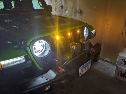 ORACLE Lighting Pre-Runner Style LED Grill Light Kit for Jeep Gladiator JT by ORACLE Lighting