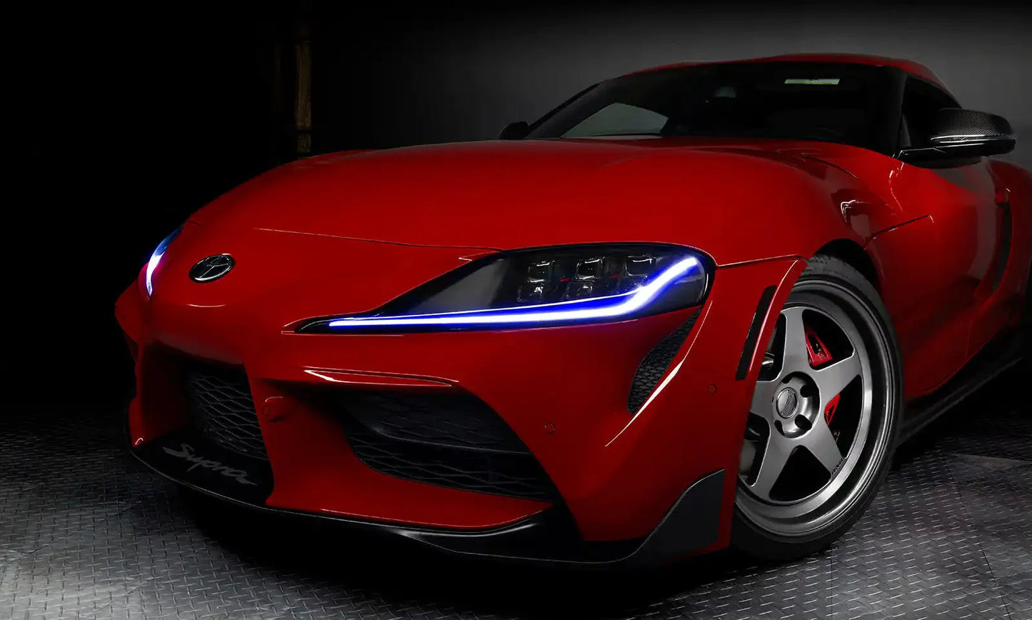 ORACLE Lighting 2020-2024 Toyota Supra GR ColorSHIFT RGB+A Headlight DRL Upgrade Kit by ORACLE Lighting