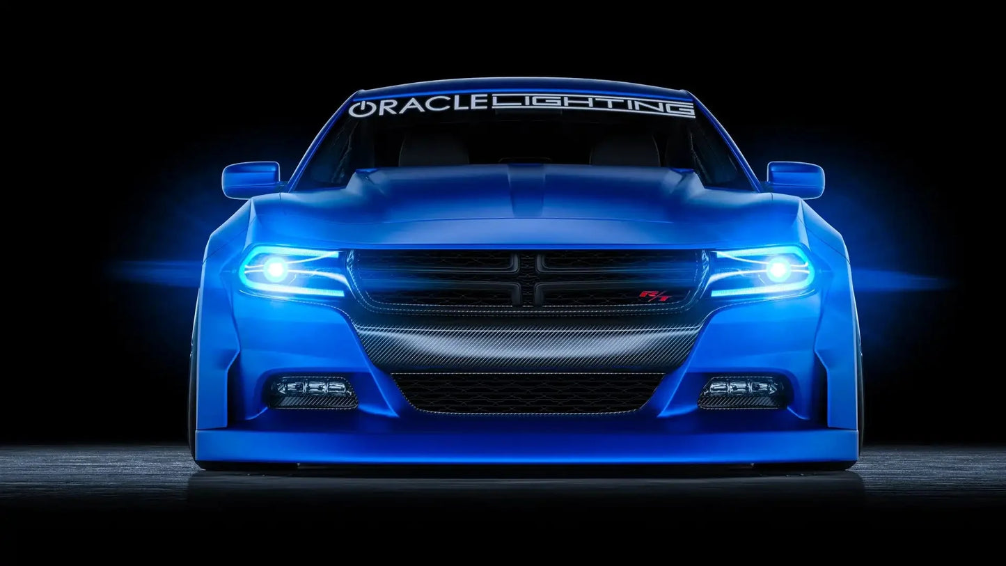 ORACLE Lighting 2015-2021 Dodge Charger ColorSHIFT RGB+W Headlight DRL Upgrade Kit by ORACLE Lighting