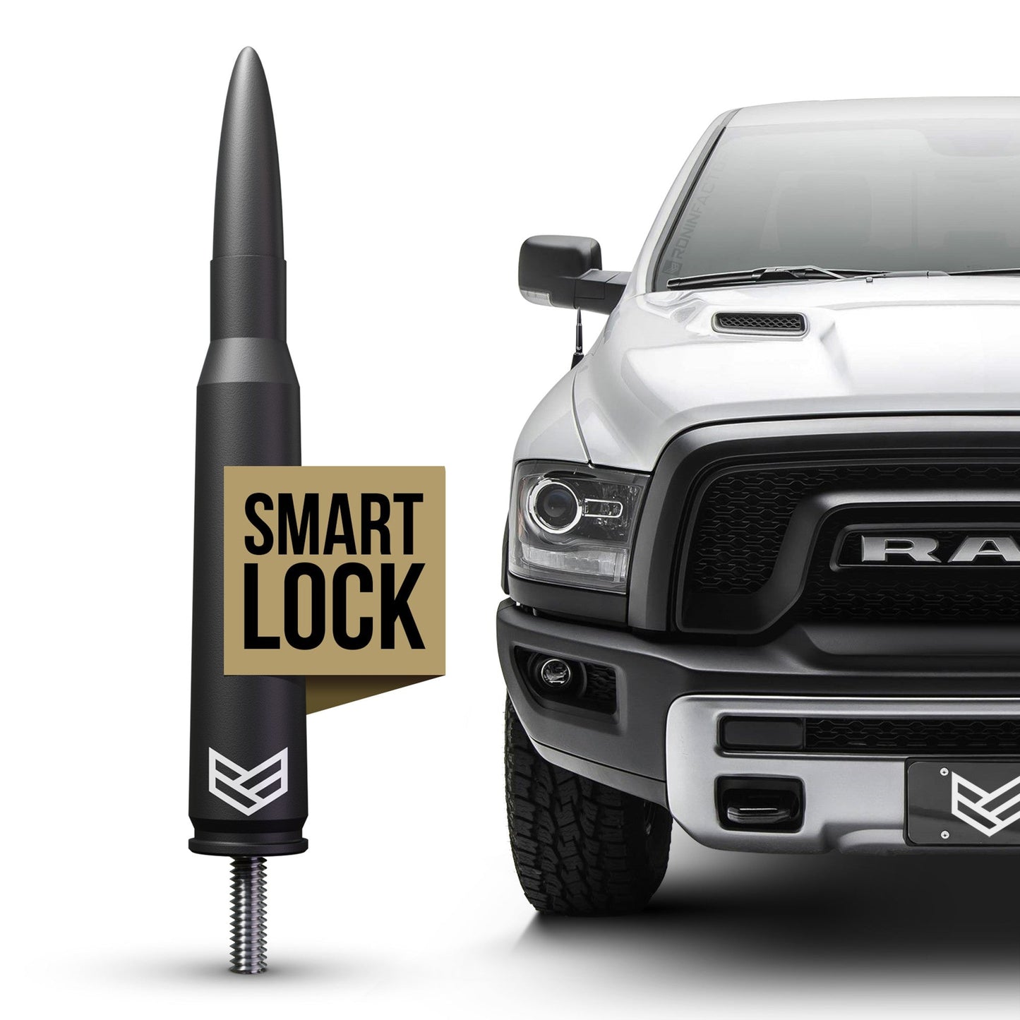 SMARTLOCK™ BULLET ANTENNA FOR DODGE RAM by Ronin Factory