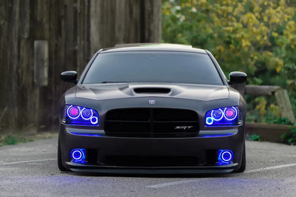 ORACLE Lighting 2005-2010 Dodge Charger LED Headlight Halo Kit by ORACLE Lighting