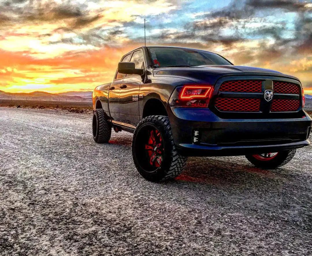 ORACLE Lighting 2009-2018 RAM Sport (Quad) LED Headlight Halo Kit by ORACLE Lighting