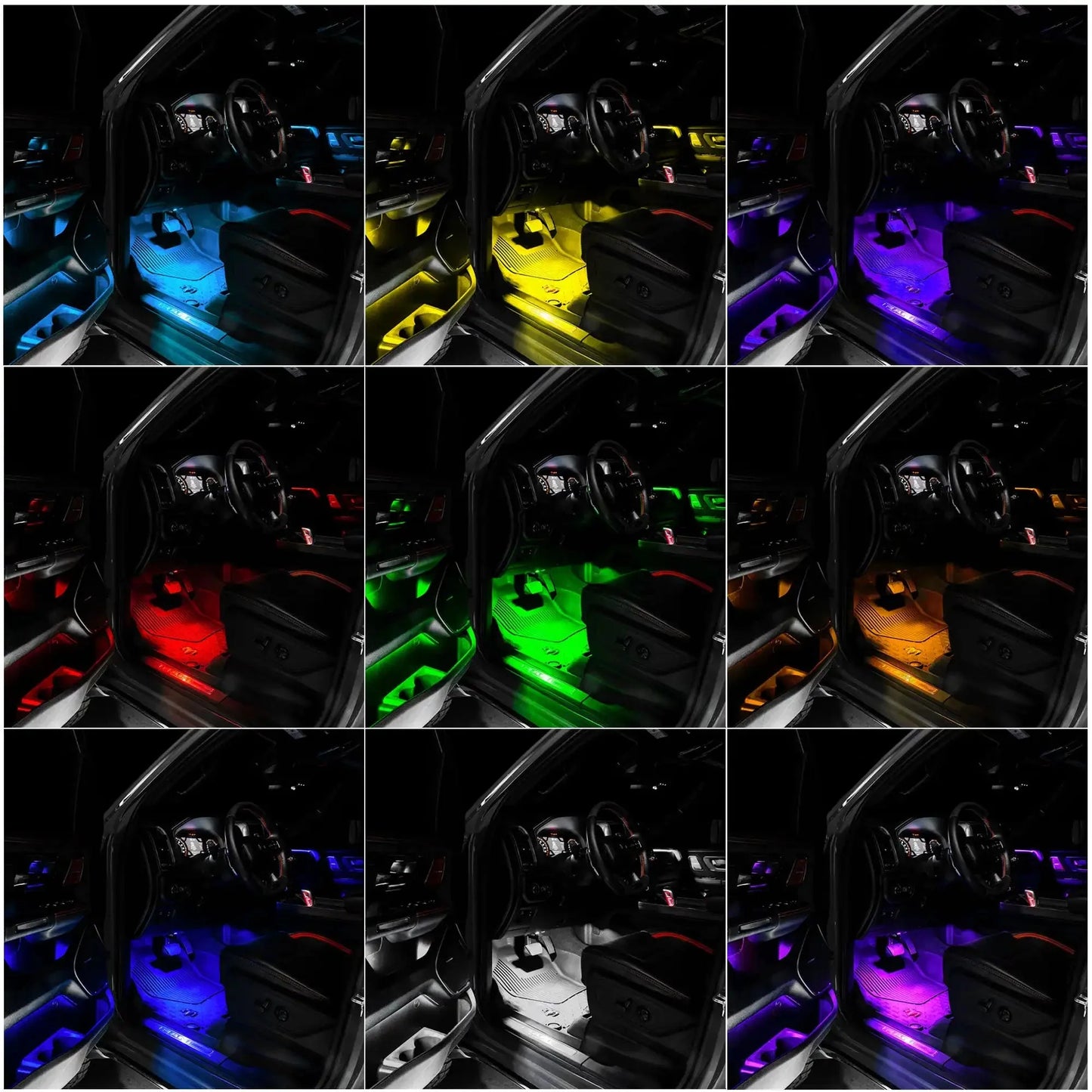 ORACLE Lighting 2019-2024 RAM Complete Interior Ambient Lighting ColorSHIFT RGB Conversion Kit by ORACLE Lighting
