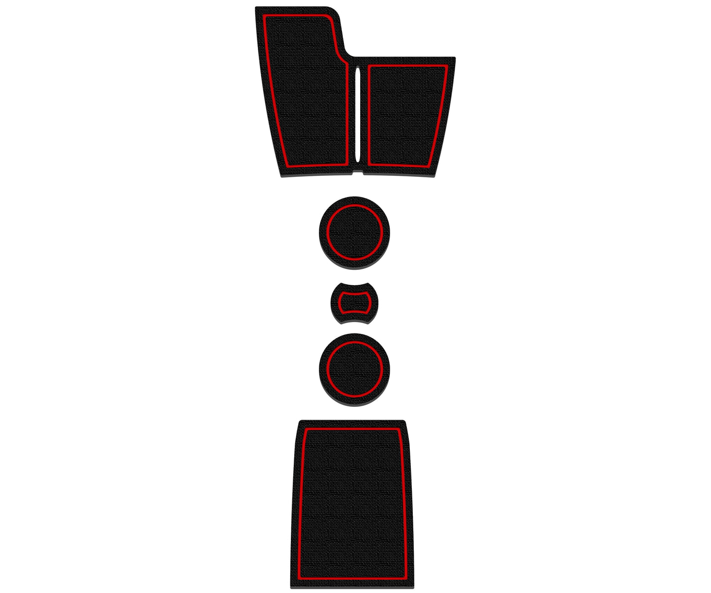 Center Console Foam Inserts Fits 2020-2026 Ford Escape Without QI Charger by Tufskinz.com
