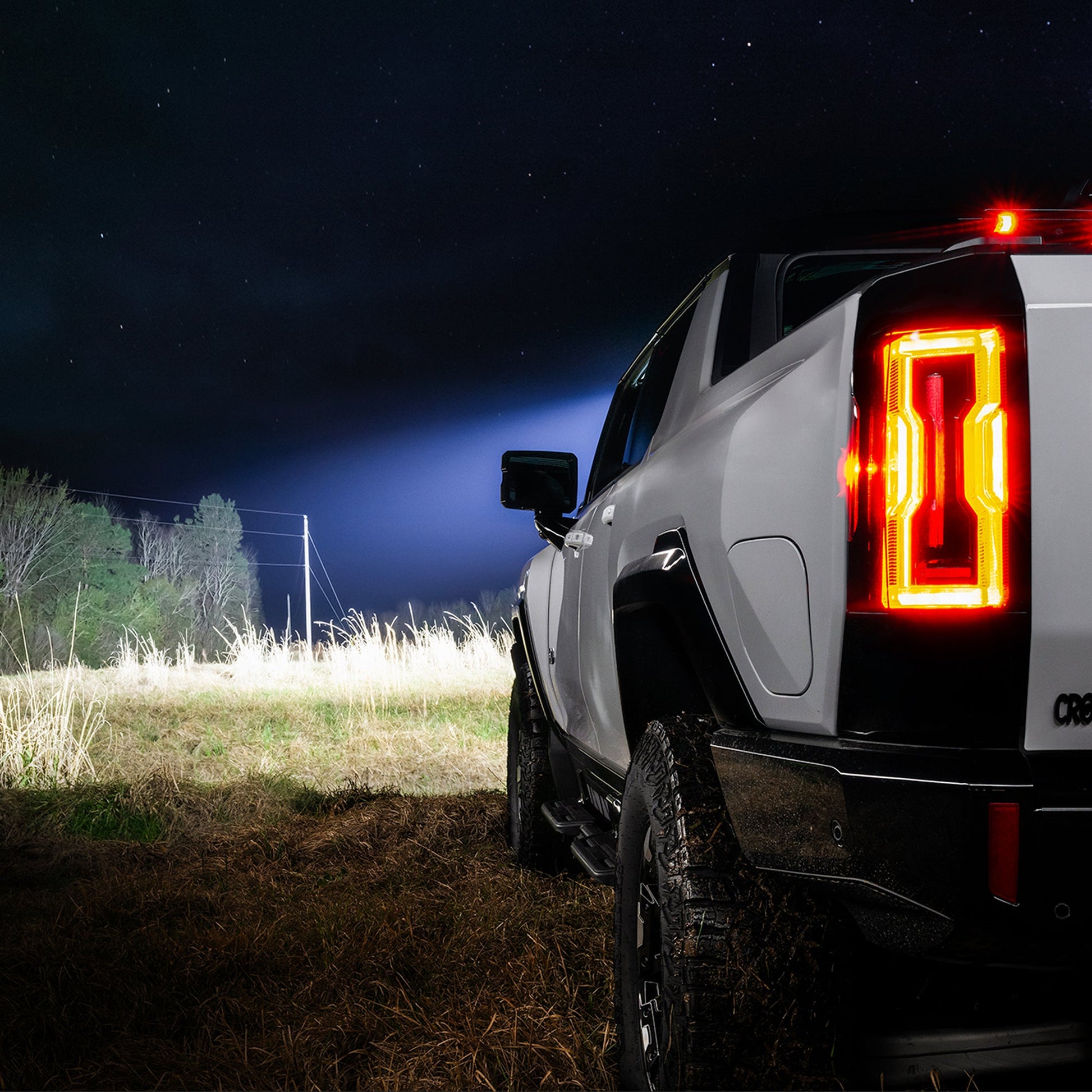 2022-2025 Hummer EV 50" Roof Mount Curved Light Bar w/ Brackets by ORACLE Lighting