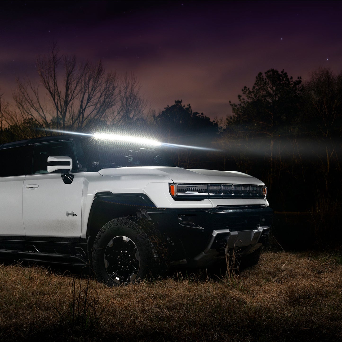 2022-2025 Hummer EV 50" Roof Mount Curved Light Bar w/ Brackets by ORACLE Lighting
