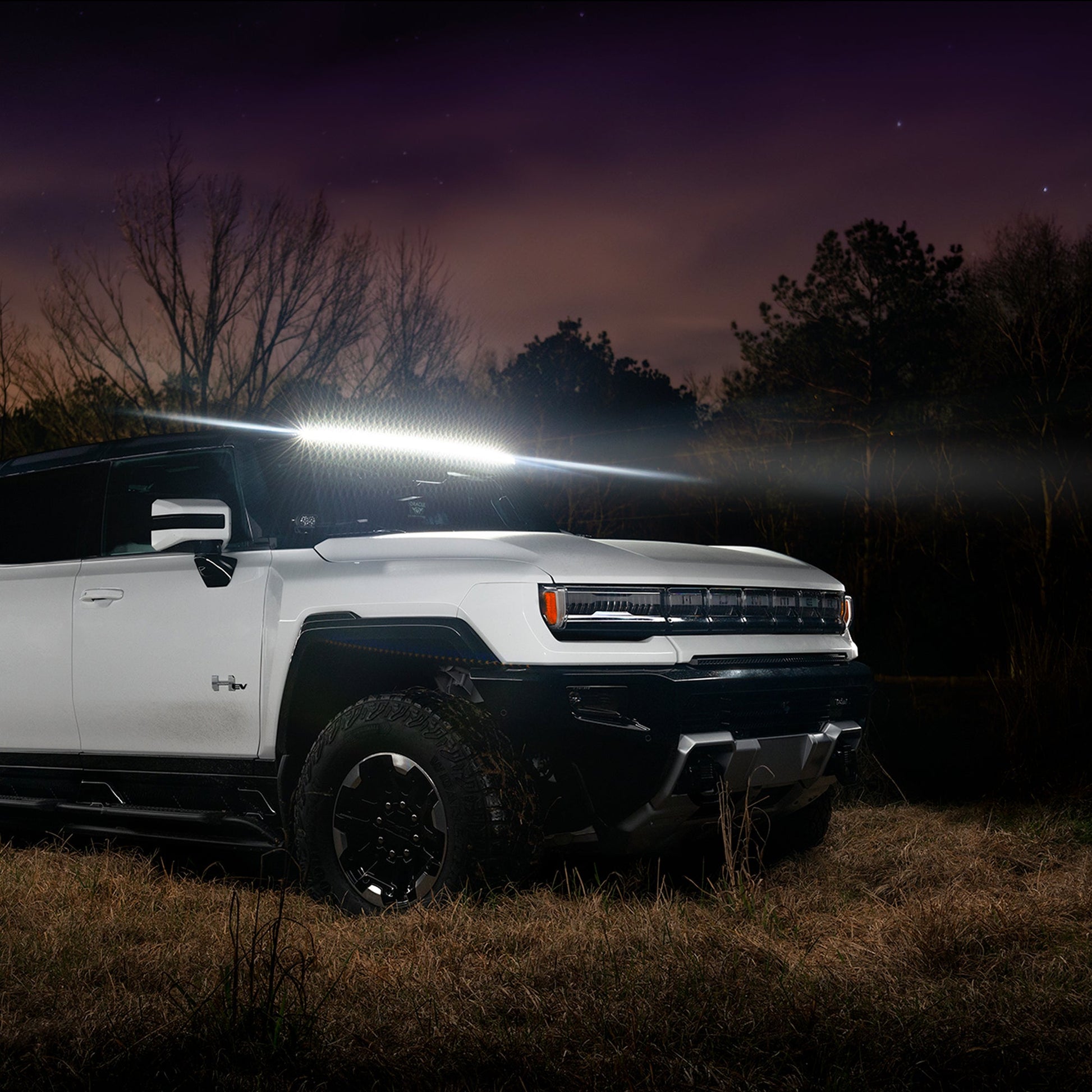 2022-2025 Hummer EV 50" Roof Mount Curved Light Bar w/ Brackets by ORACLE Lighting