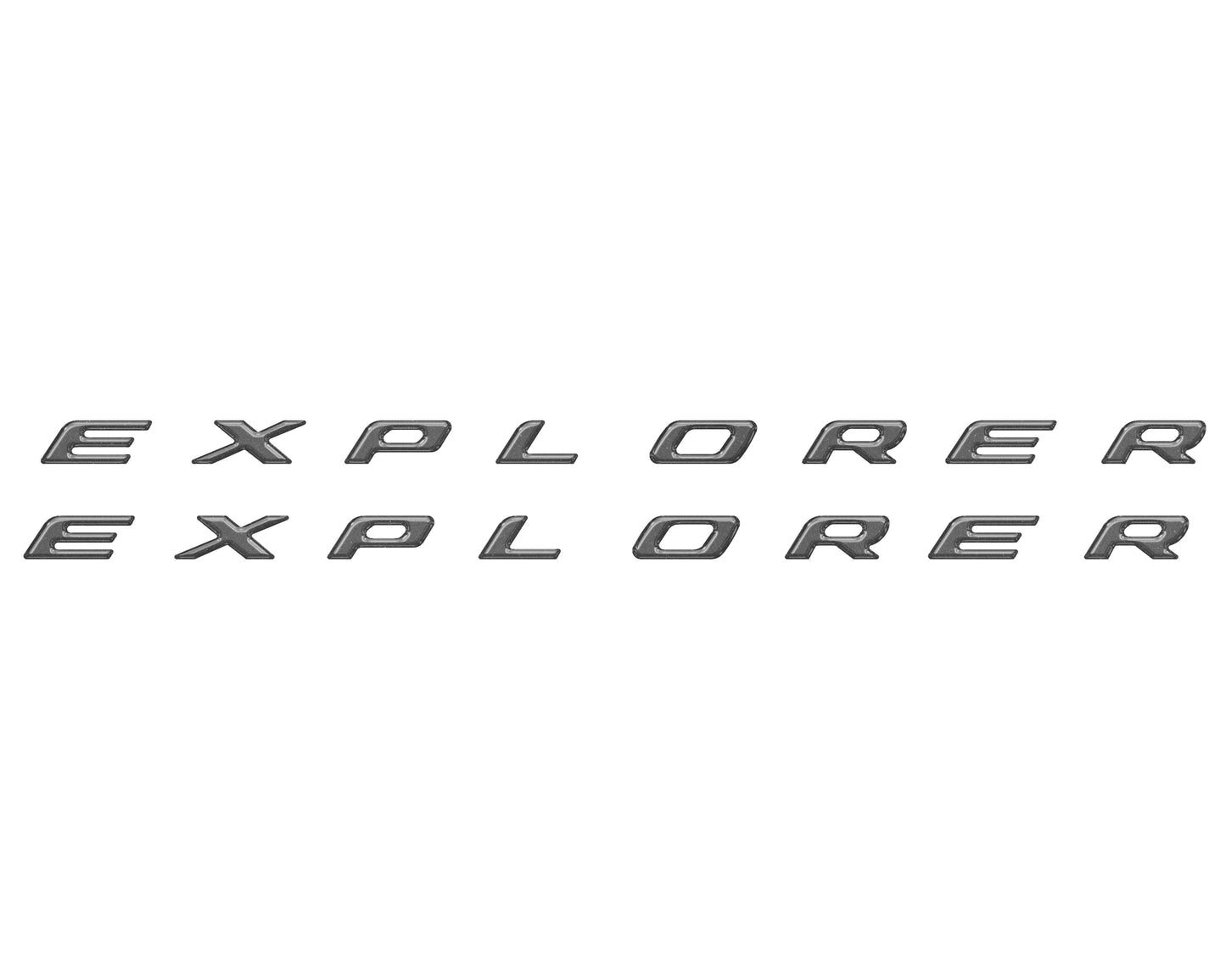 Rocker Panel Letter Inserts Fits 2020-2026 Ford Explorer by Tufskinz.com