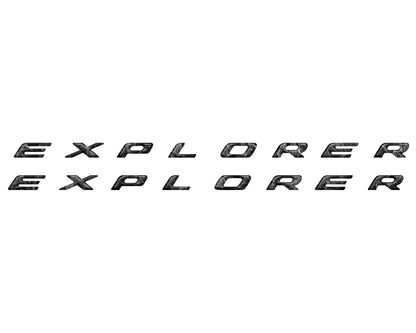 Rocker Panel Letter Inserts Fits 2020-2026 Ford Explorer by Tufskinz.com
