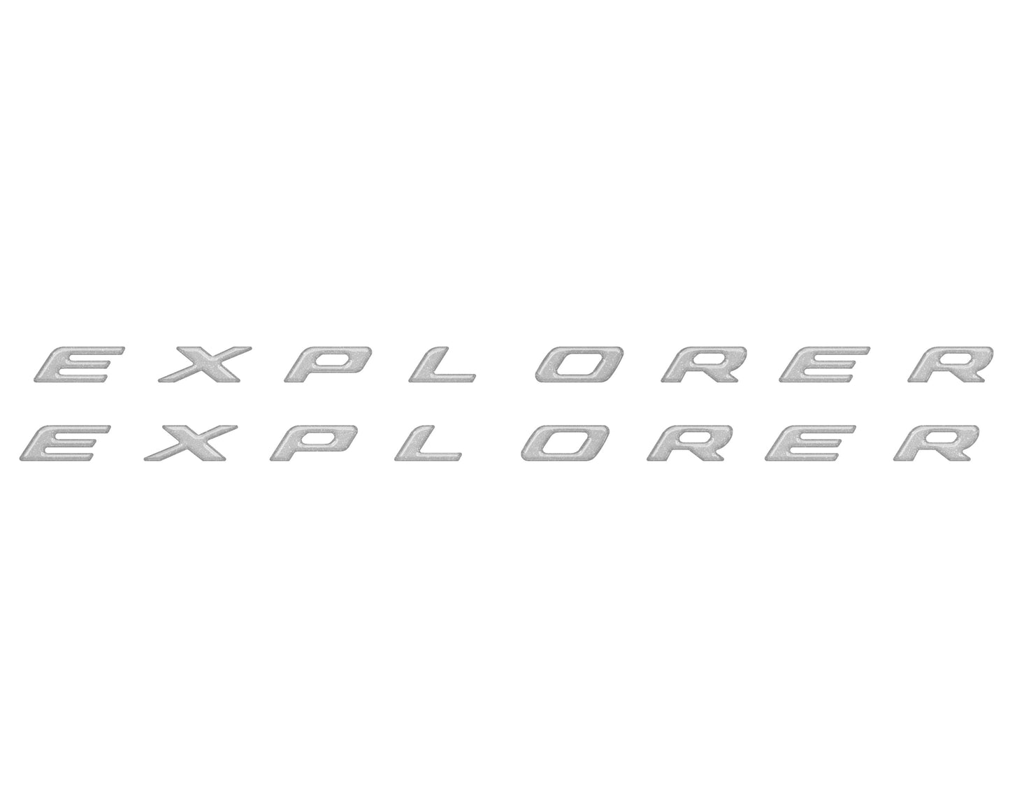 Rocker Panel Letter Inserts Fits 2020-2026 Ford Explorer by Tufskinz.com