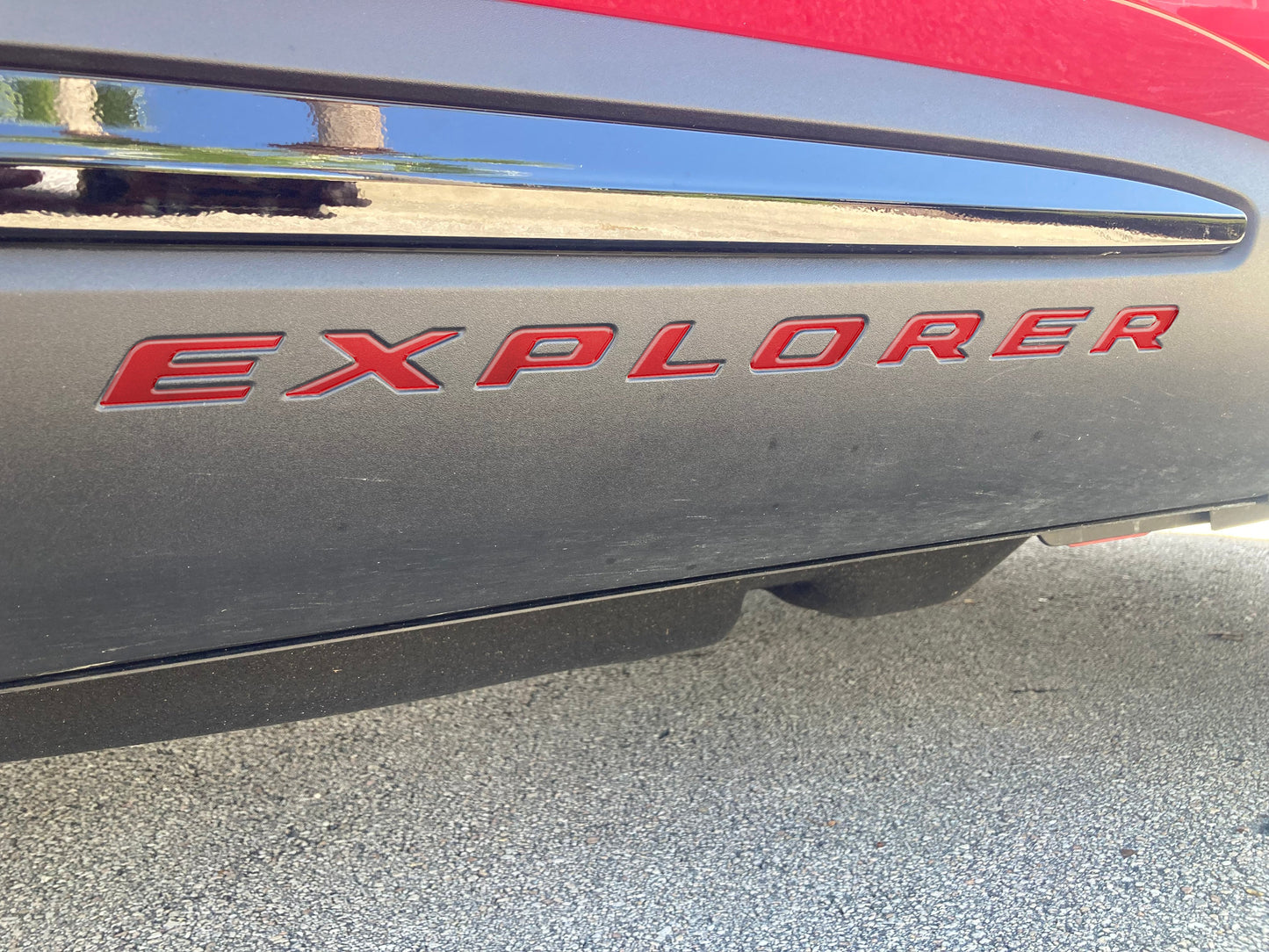 Rocker Panel Letter Inserts Fits 2020-2026 Ford Explorer by Tufskinz.com