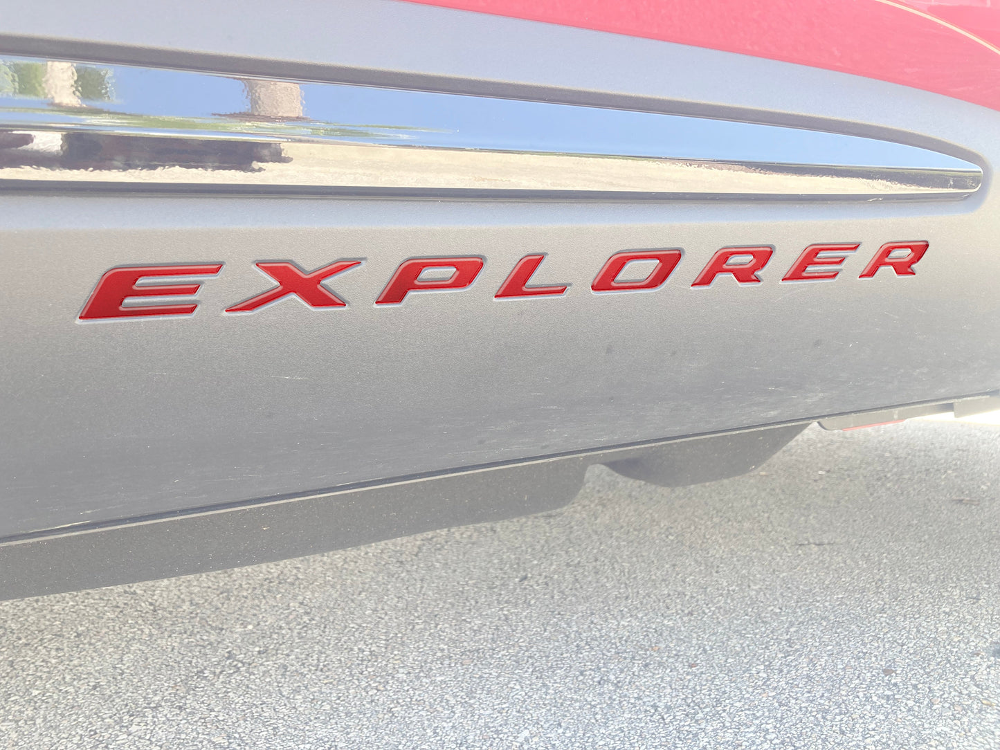 Rocker Panel Letter Inserts Fits 2020-2026 Ford Explorer by Tufskinz.com