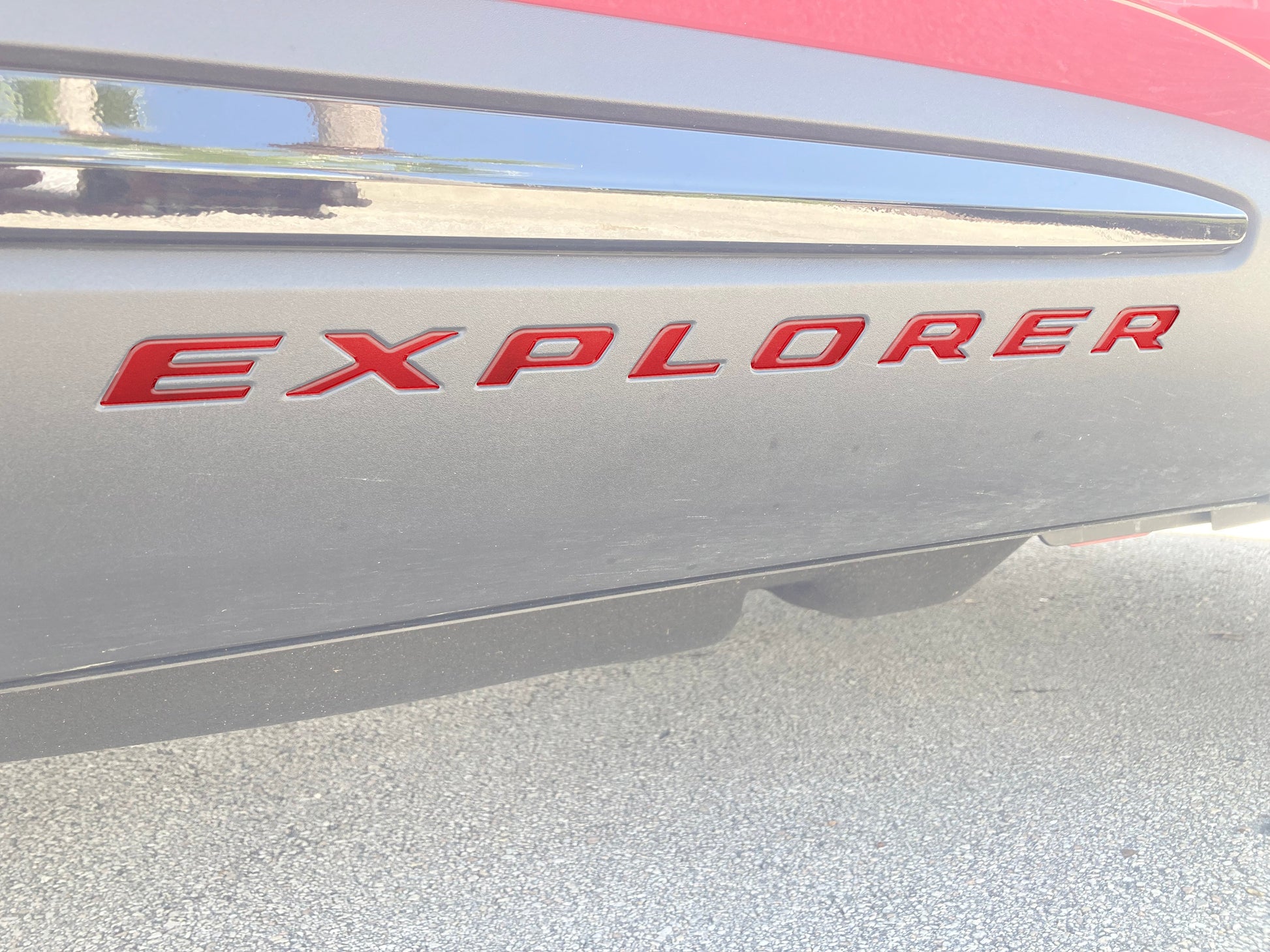 Rocker Panel Letter Inserts Fits 2020-2026 Ford Explorer by Tufskinz.com