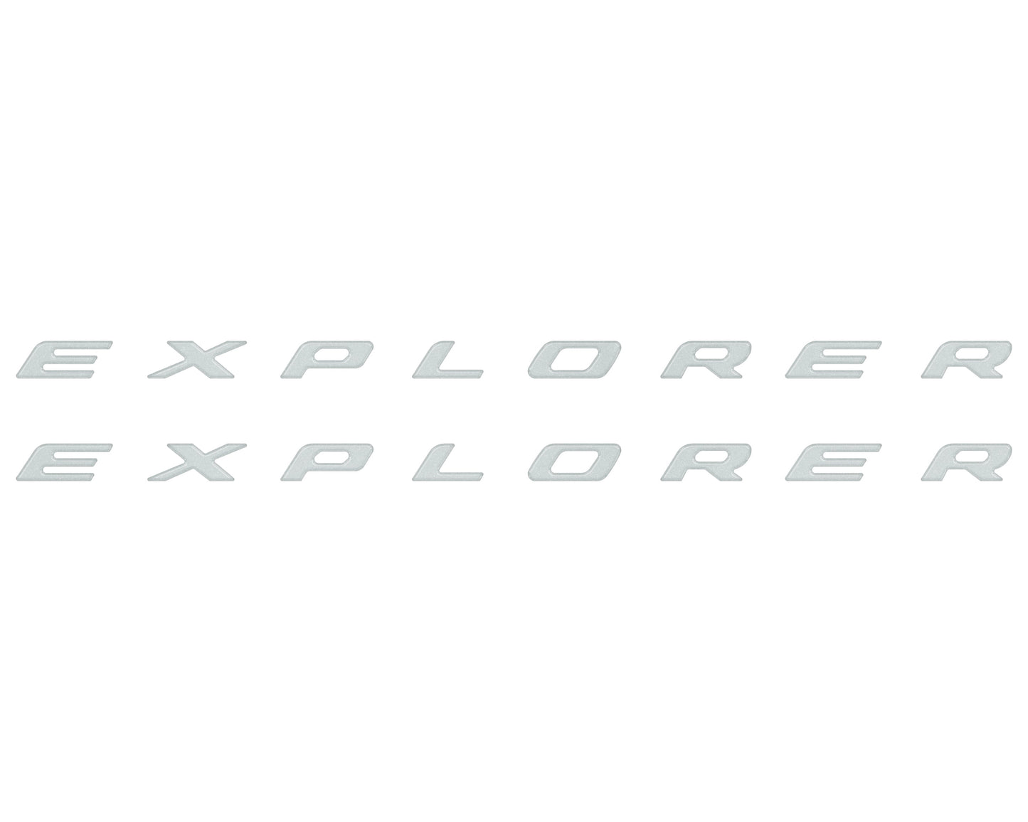 Rocker Panel Letter Inserts Fits 2020-2026 Ford Explorer by Tufskinz.com