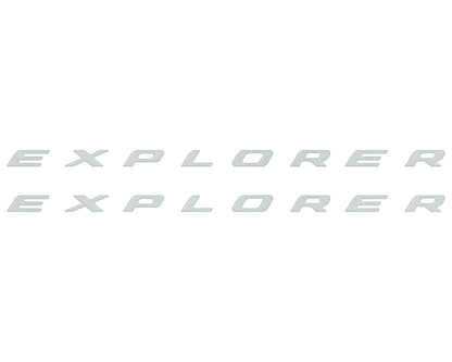 Rocker Panel Letter Inserts Fits 2020-2026 Ford Explorer by Tufskinz.com