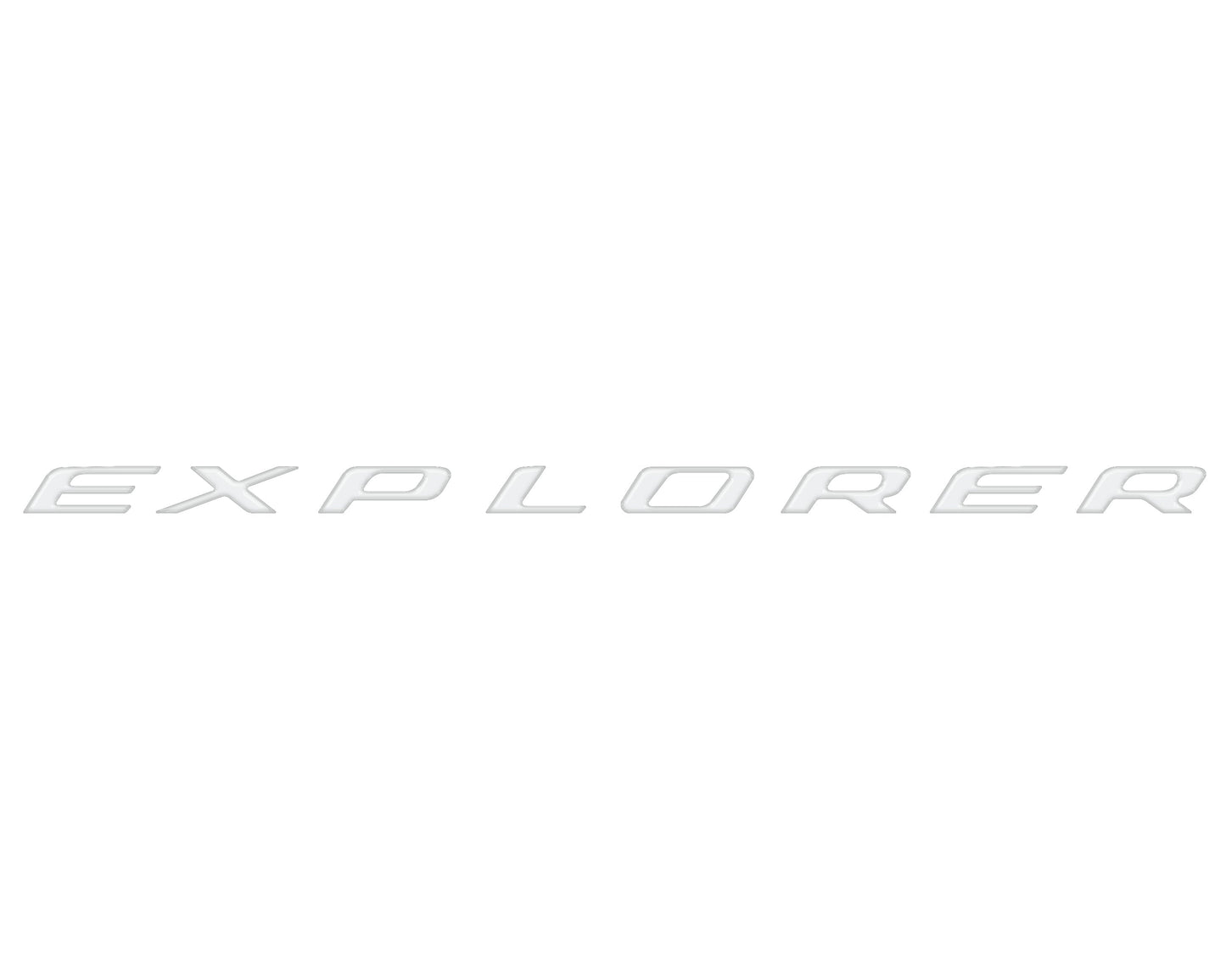 Lift Gate Letter Inserts Fits 2020-2024 Ford Explorer by Tufskinz.com