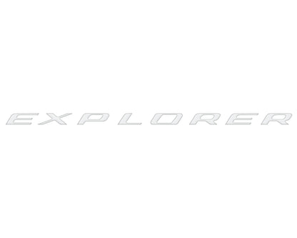 Lift Gate Letter Inserts Fits 2020-2024 Ford Explorer by Tufskinz.com