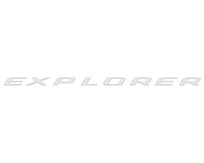 Lift Gate Letter Inserts Fits 2020-2024 Ford Explorer by Tufskinz.com
