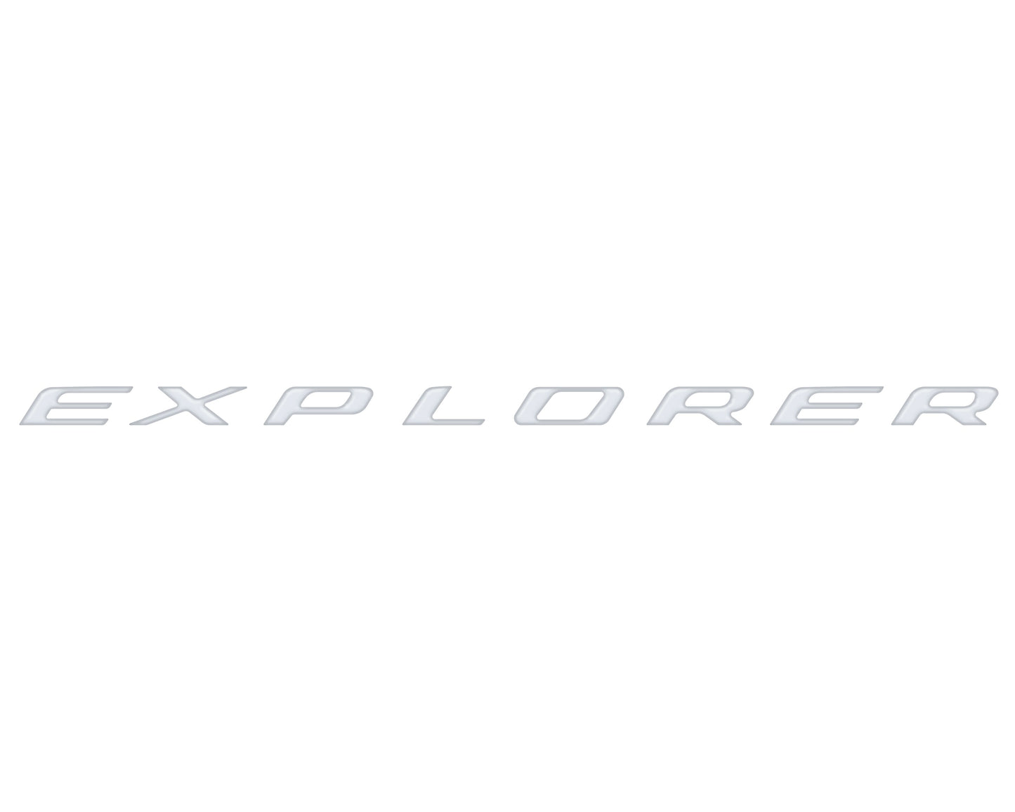 Lift Gate Letter Inserts Fits 2020-2024 Ford Explorer by Tufskinz.com