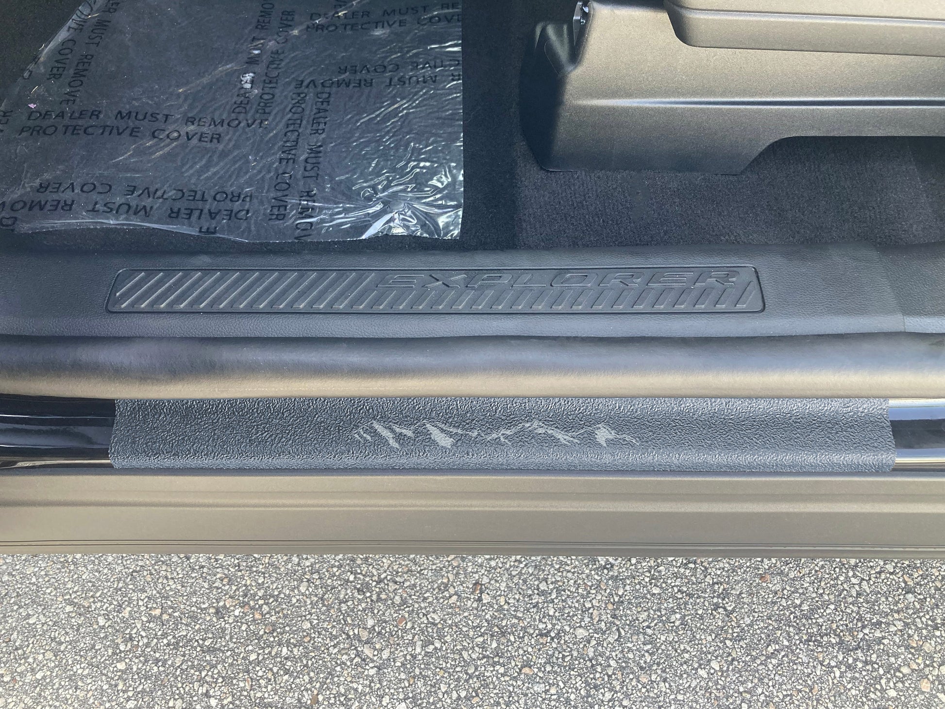 Doorsill Protection Overlays Fits 2020-2026 Ford Explorer by Tufskinz.com