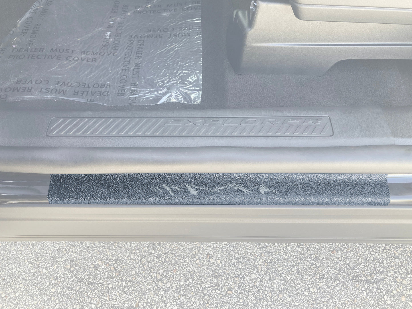 Doorsill Protection Overlays Fits 2020-2026 Ford Explorer by Tufskinz.com