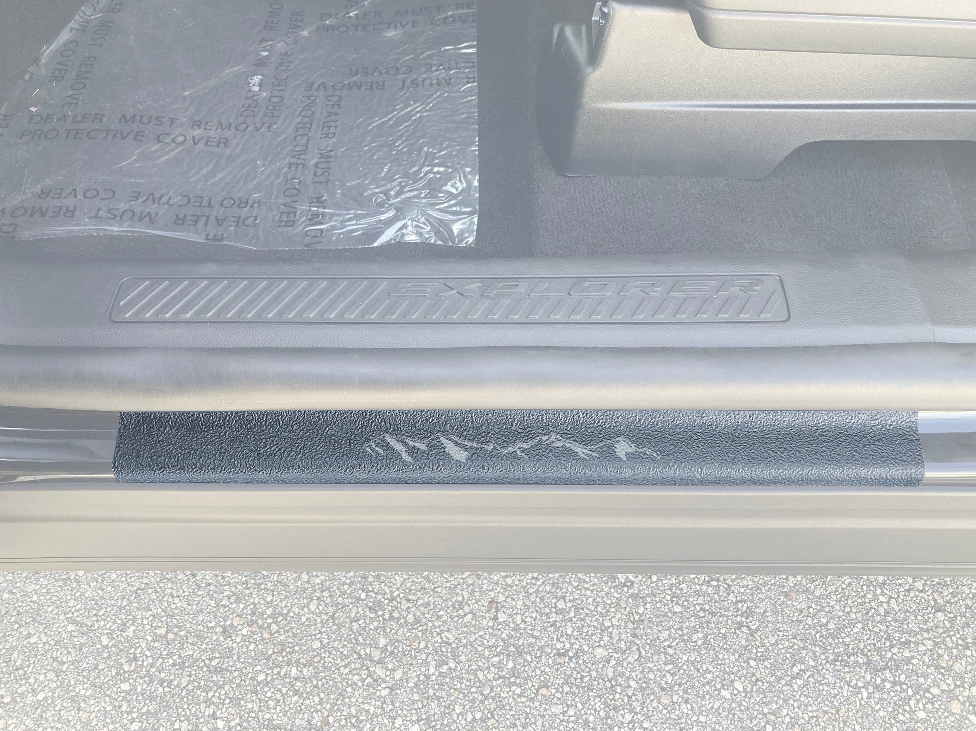 Doorsill Protection Overlays Fits 2020-2026 Ford Explorer by Tufskinz.com