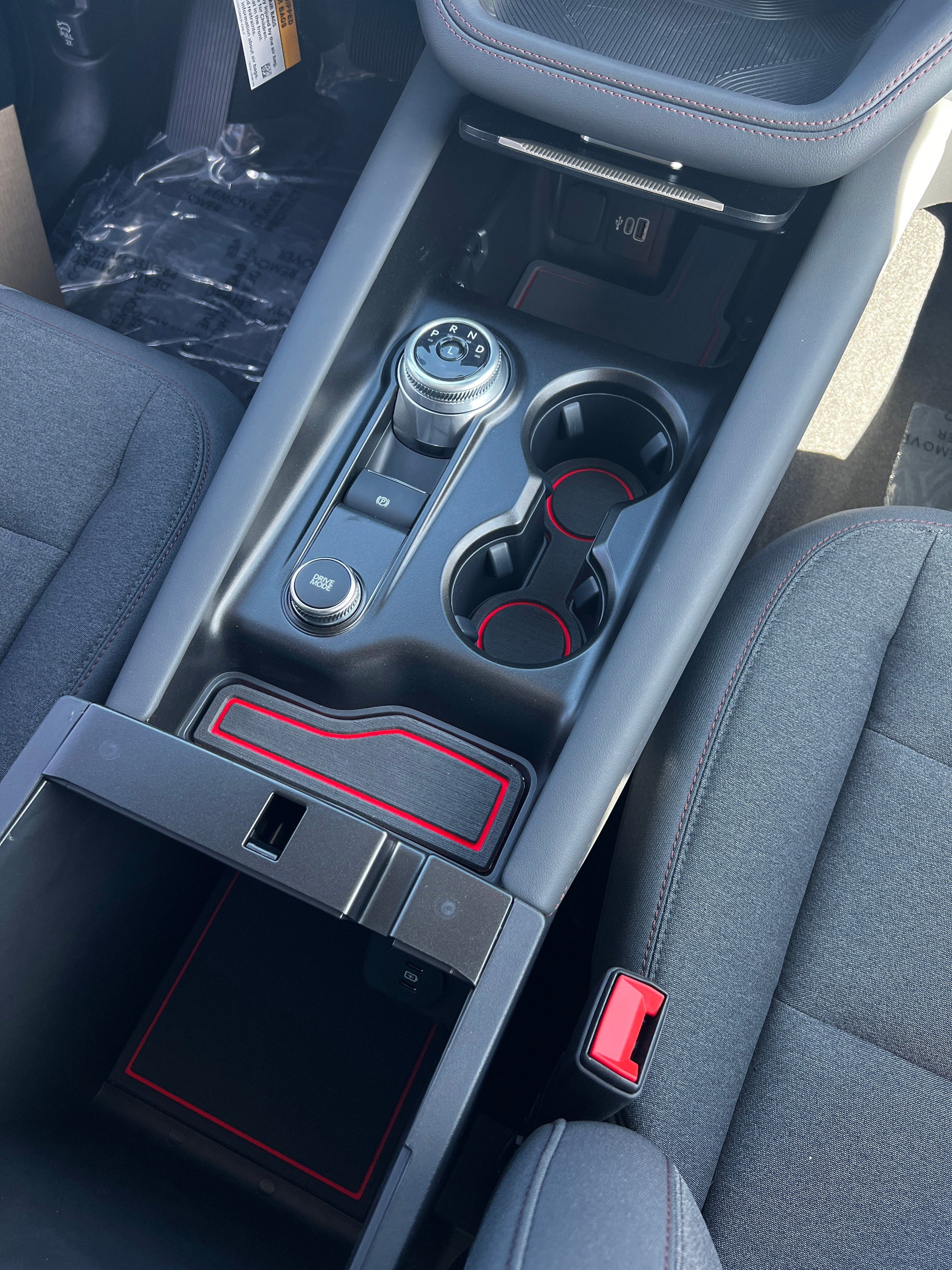 Center Console Foam Inserts Fits 2025-2026 Ford Explorer by Tufskinz.com