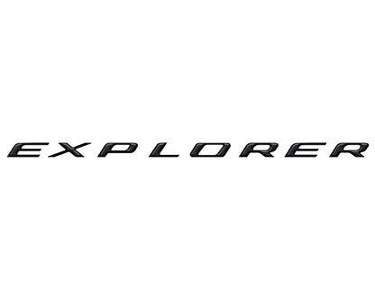Liftgate Letter Overlays Fits 2025-2026 Ford Explorer by Tufskinz.com