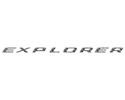 Liftgate Letter Overlays Fits 2025-2026 Ford Explorer by Tufskinz.com