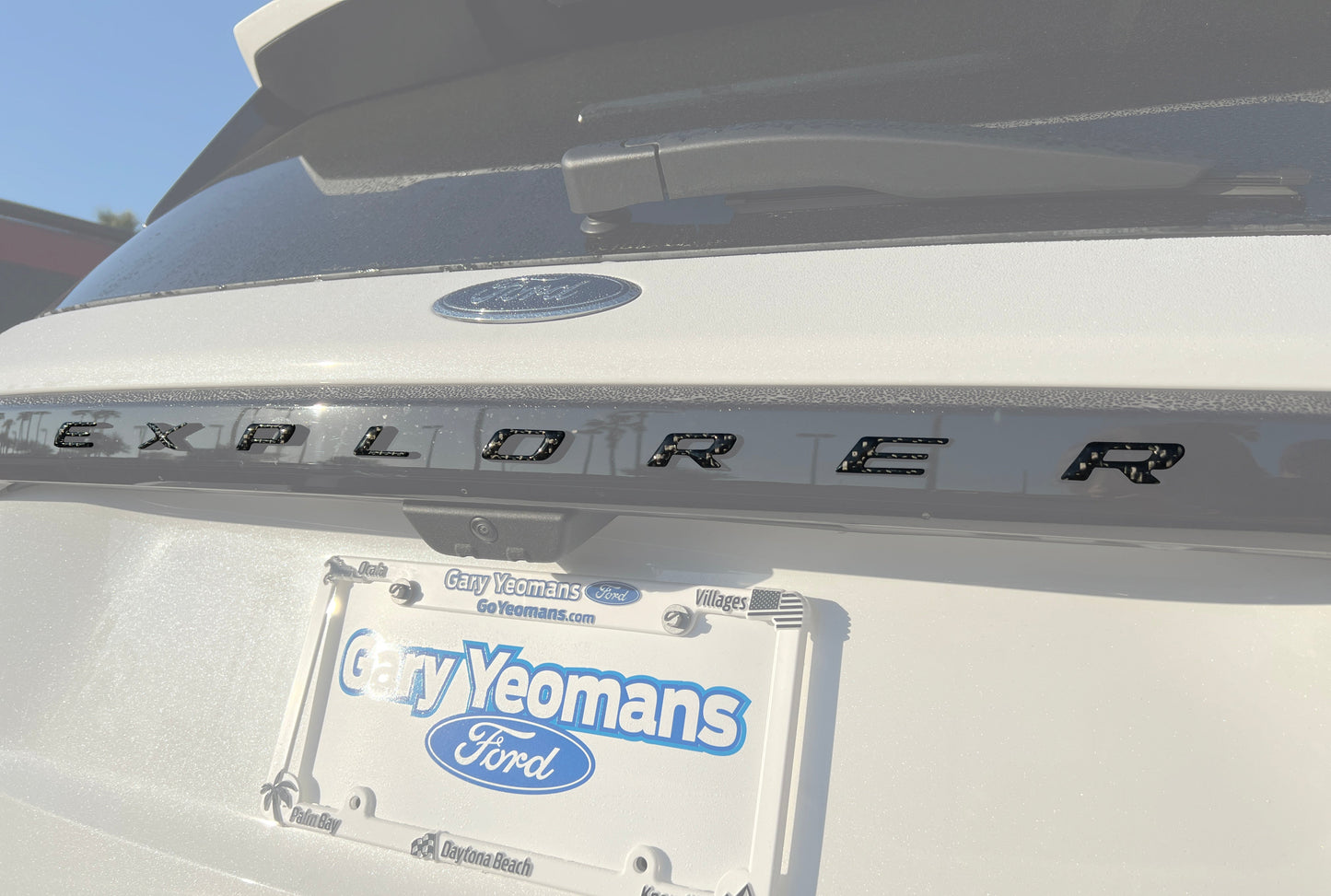 Liftgate Letter Overlays Fits 2025-2026 Ford Explorer by Tufskinz.com