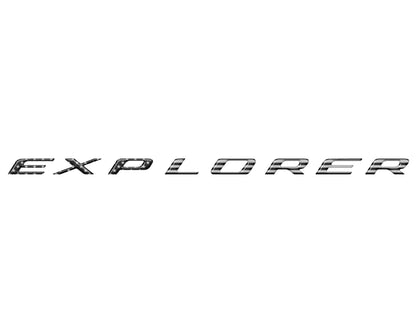 Liftgate Letter Overlays Fits 2025-2026 Ford Explorer by Tufskinz.com