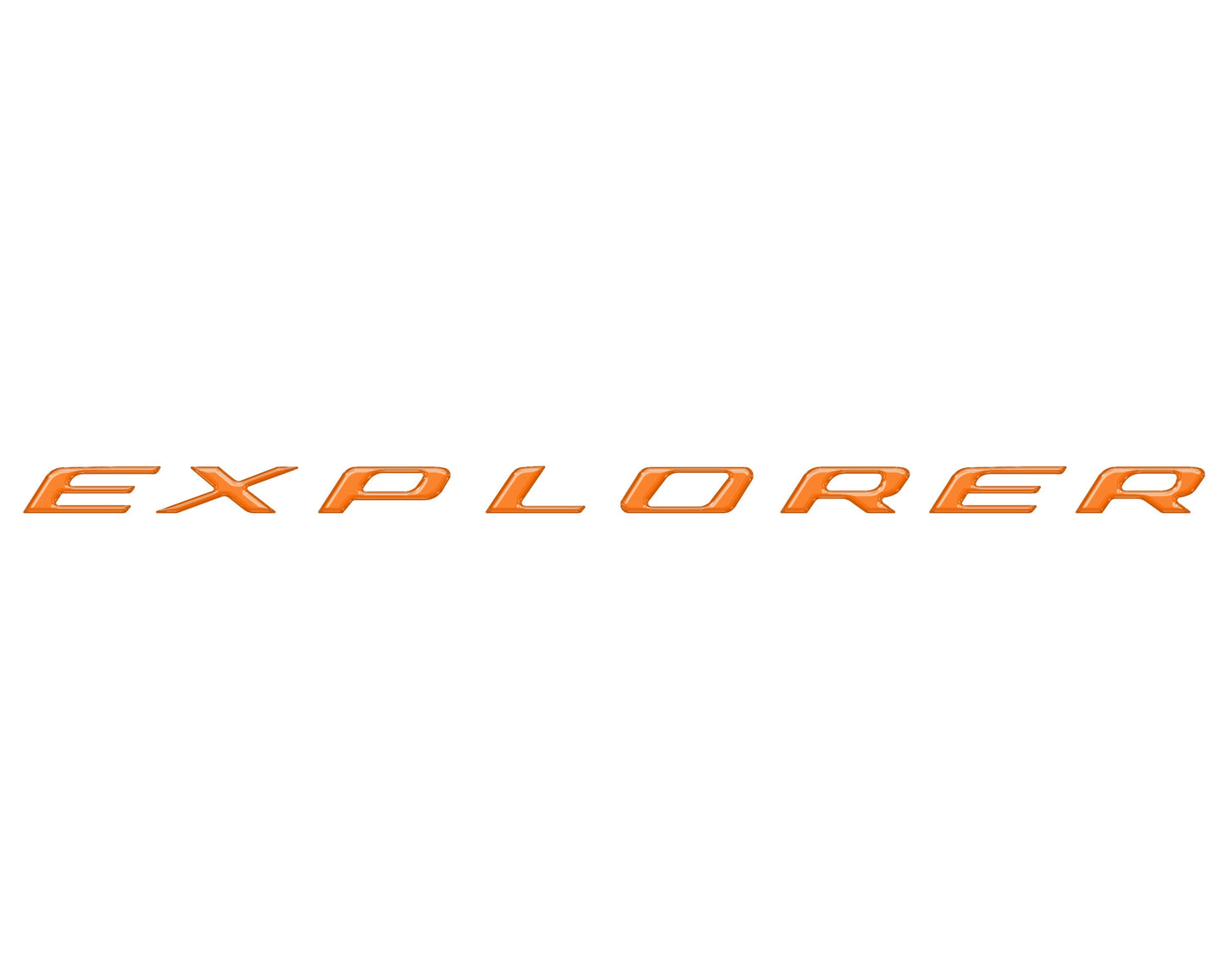 Liftgate Letter Overlays Fits 2025-2026 Ford Explorer by Tufskinz.com