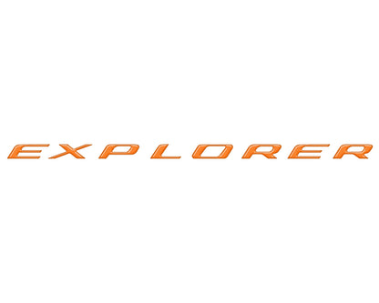 Liftgate Letter Overlays Fits 2025-2026 Ford Explorer by Tufskinz.com