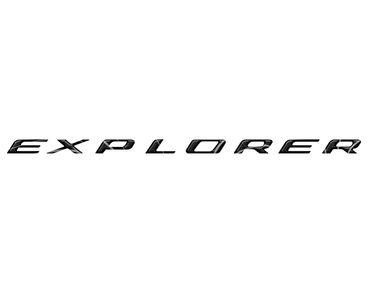 Liftgate Letter Overlays Fits 2025-2026 Ford Explorer by Tufskinz.com