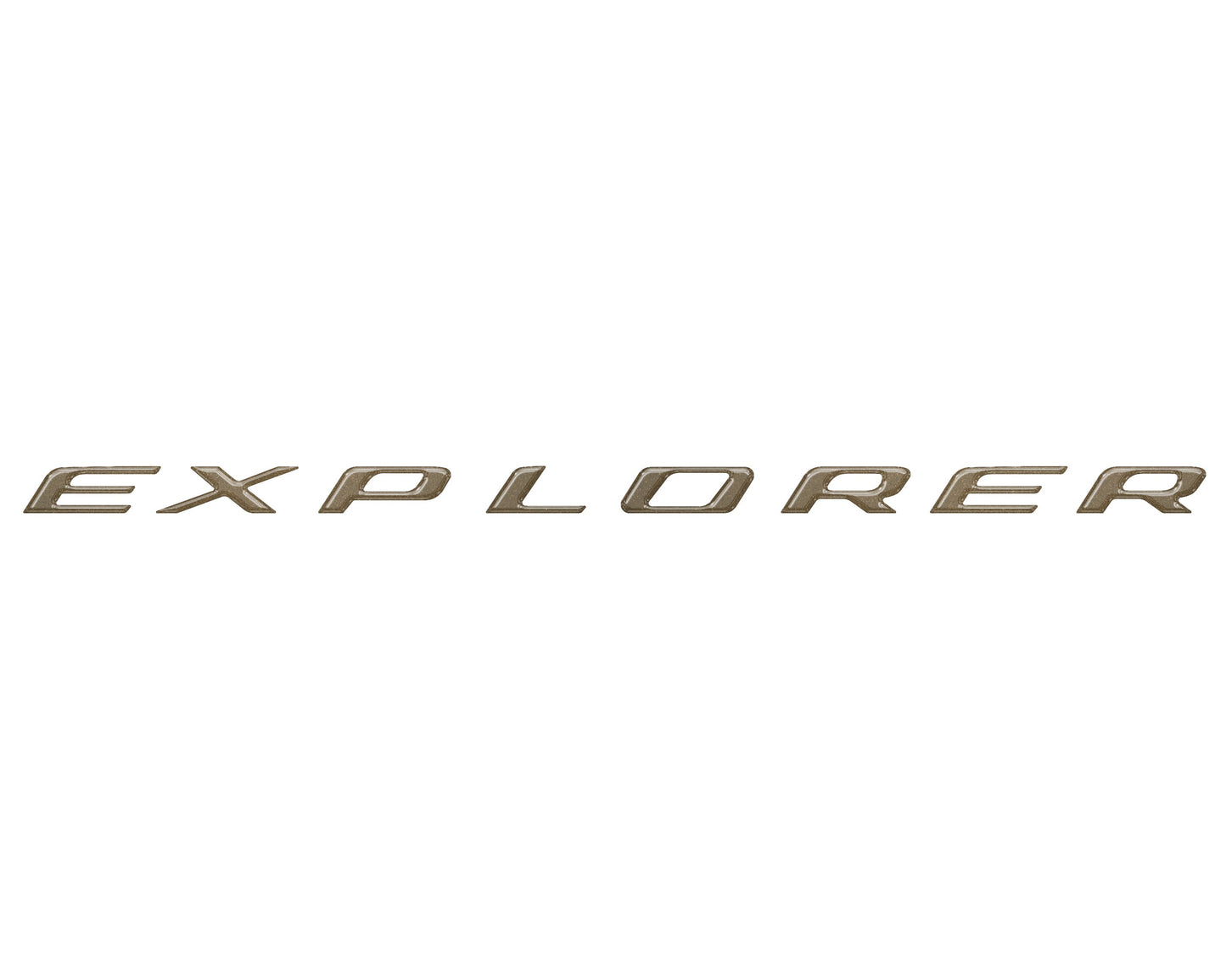 Liftgate Letter Overlays Fits 2025-2026 Ford Explorer by Tufskinz.com