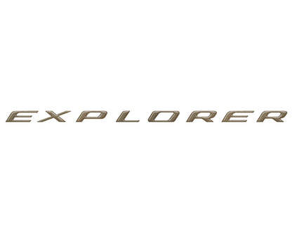 Liftgate Letter Overlays Fits 2025-2026 Ford Explorer by Tufskinz.com