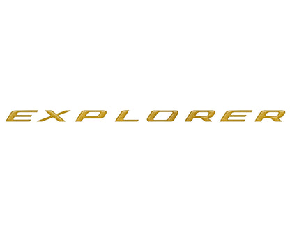 Liftgate Letter Overlays Fits 2025-2026 Ford Explorer by Tufskinz.com