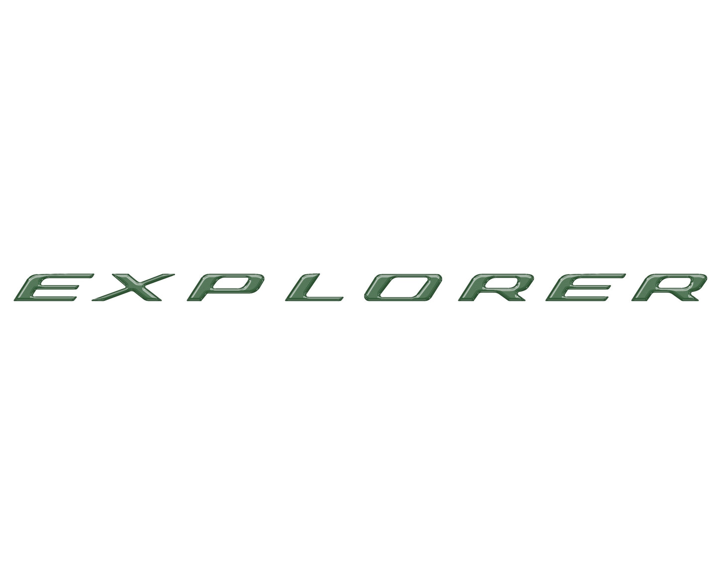Liftgate Letter Overlays Fits 2025-2026 Ford Explorer by Tufskinz.com