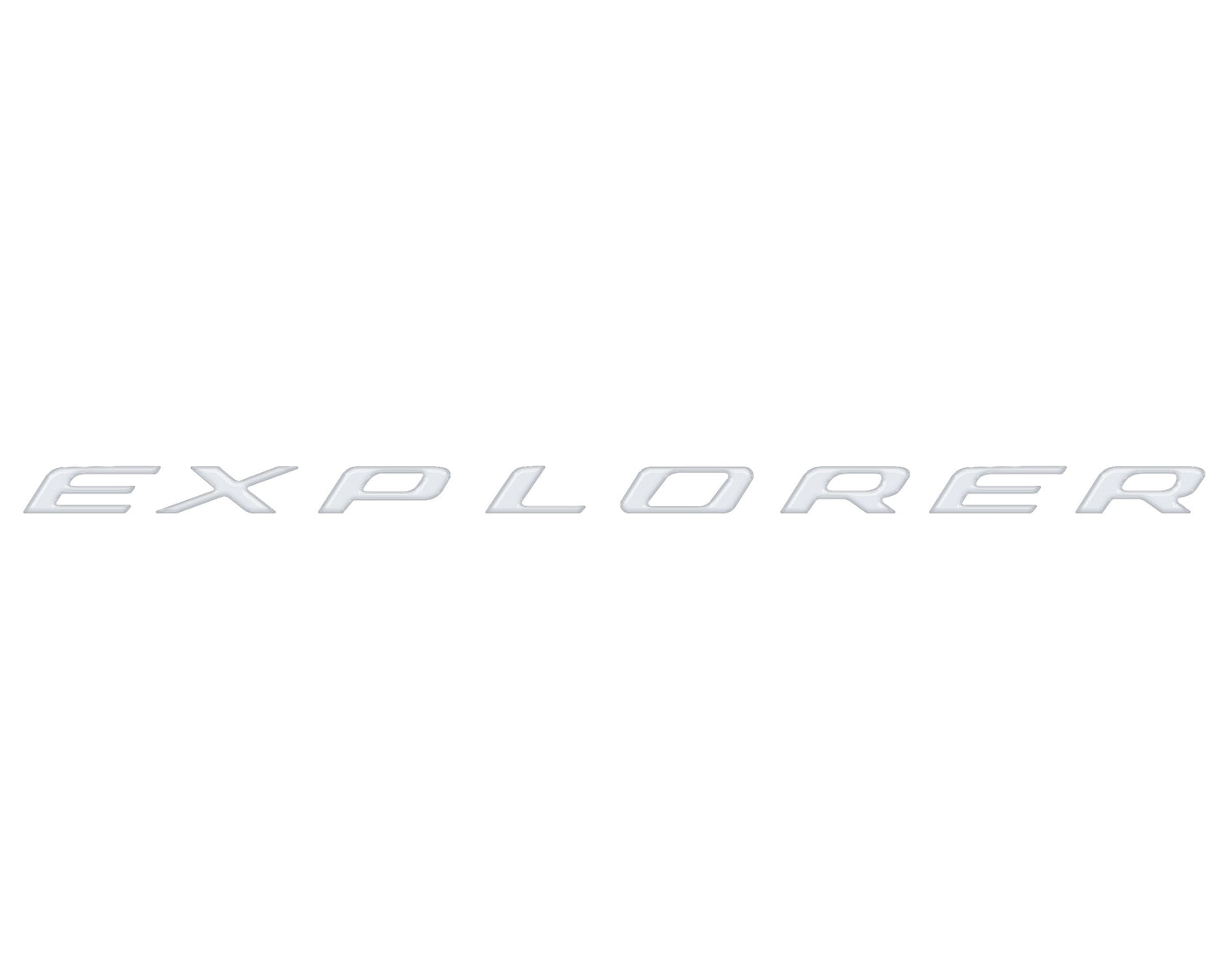 Liftgate Letter Overlays Fits 2025-2026 Ford Explorer by Tufskinz.com