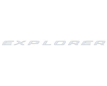 Liftgate Letter Overlays Fits 2025-2026 Ford Explorer by Tufskinz.com