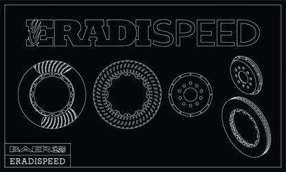 Baer Brakes EradiSpeed+ Rear 2-piece Performance Brake Rotors, SDZ by Baer Brake Systems