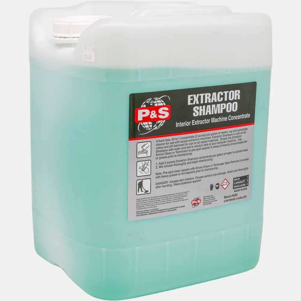 P&S EXTRACTOR SHAMPOO 5 GALLON