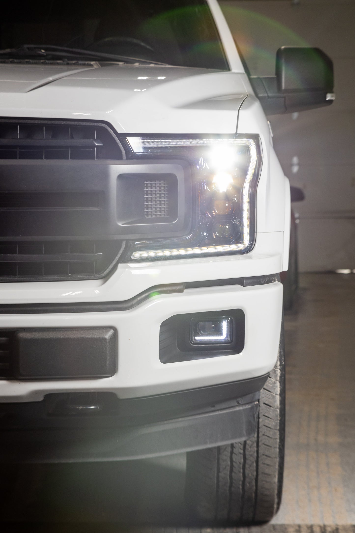 2015-2020 F150 Fog Lights w/ White or Amber DRL + Turn Signal - OLM by MYX Automotive