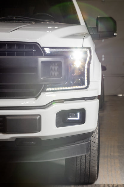 2015-2020 F150 Fog Lights w/ White or Amber DRL + Turn Signal - OLM by MYX Automotive