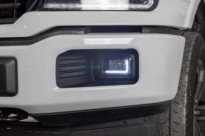 2015-2020 F150 Fog Lights w/ White or Amber DRL + Turn Signal - OLM by MYX Automotive