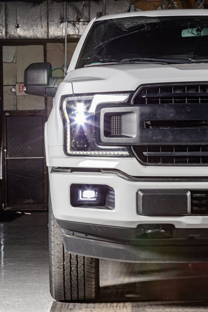 2015-2020 F150 Fog Lights w/ White or Amber DRL + Turn Signal - OLM by MYX Automotive