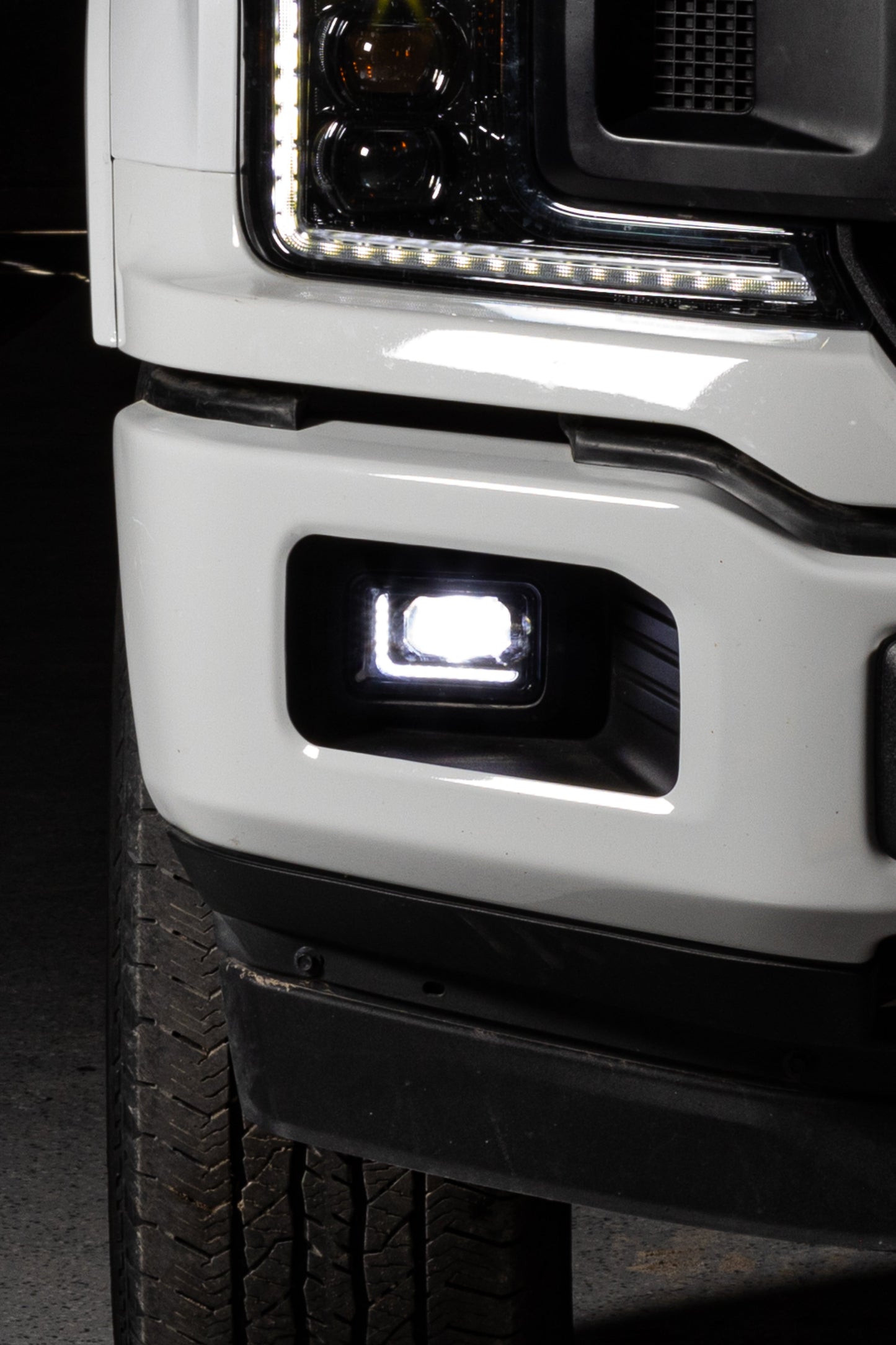 2015-2020 F150 Fog Lights w/ White or Amber DRL + Turn Signal - OLM by MYX Automotive