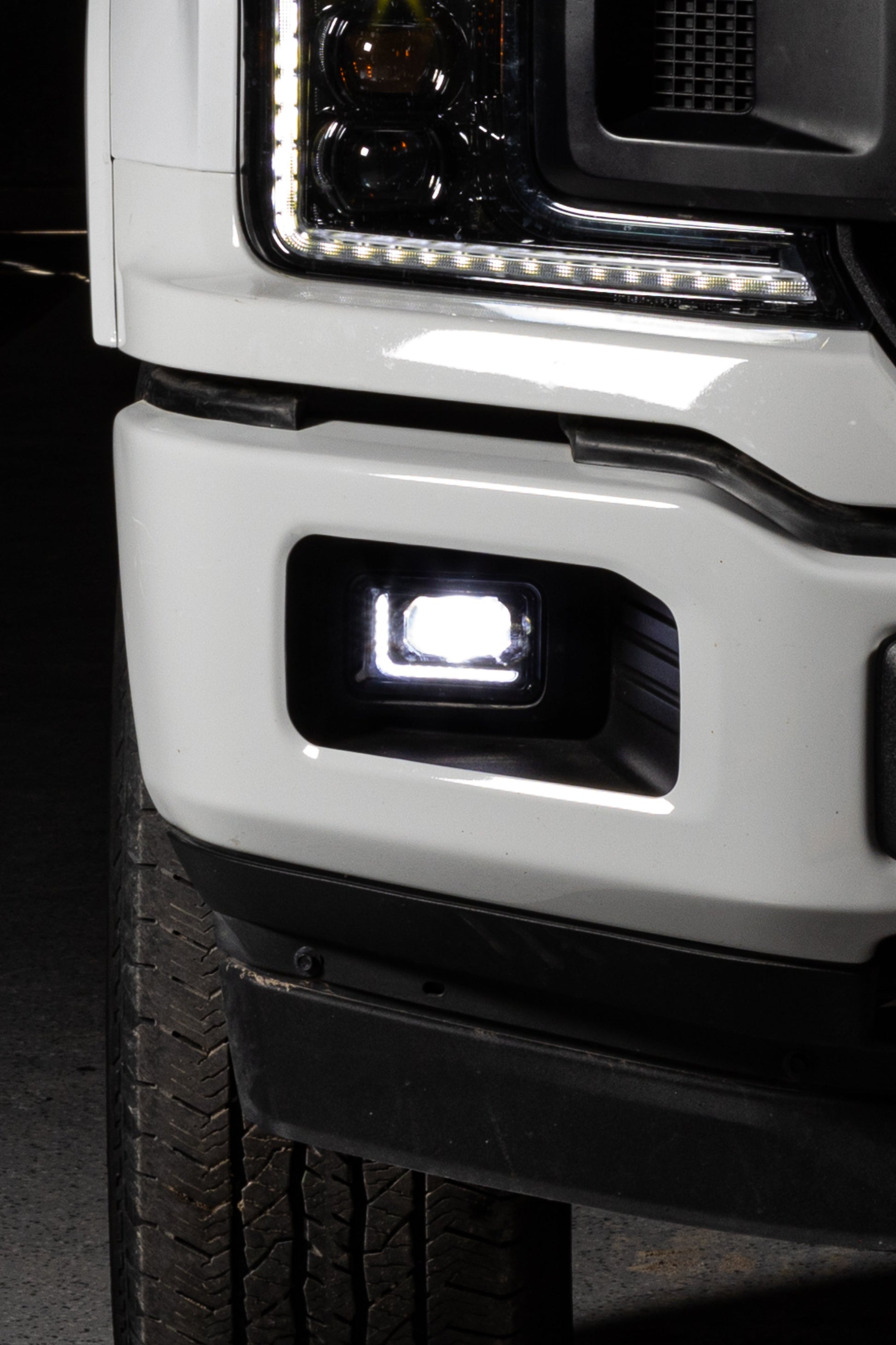 2015-2020 F150 Fog Lights w/ White or Amber DRL + Turn Signal - OLM by MYX Automotive